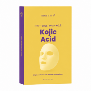 NINE LESS - My Fit Sheet Mask No.2 Kojic Acid, 1 Box, 20g x 5ea