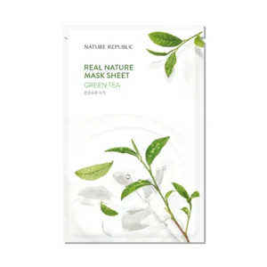 Nature Republic - Real Nature Sheet Mask, Green Tea, 23ml, 1 piece