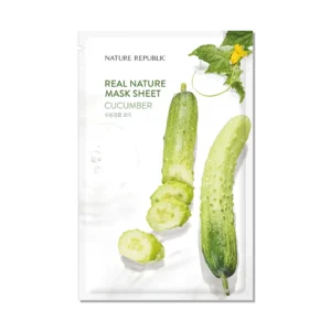 Nature Republic - Real Nature Sheet Mask, Cucumber, 23ml, 1 piece