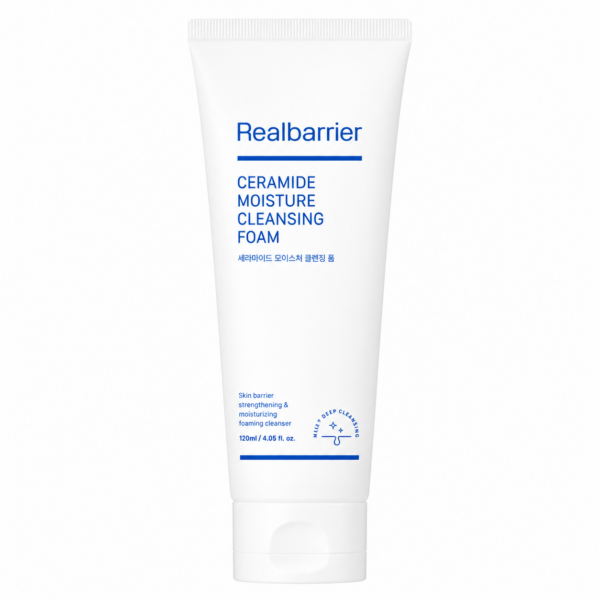 Realbarrier - Ceramide Moisture Cleansing Foam, 120ml Realbarrier - Ceramide Moisture Cleansing Foam, 120ml - Imagine 1