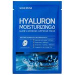SOME BY MI - Hyaluron moisturizing Glow Luminous Ampoule Mask, 25g, 1 piece