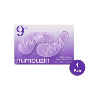 Numbuzin - No.9 NAD+ Collagen Under Eye Patches, 1 pair