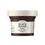 SKINFOOD - Black Sugar Perfect Essential Scrub 2X, 210g - Imagine 1