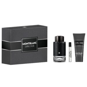 Mont Blanc – Explorer Eau De Parfum 100ml + Eau De Parfum 7.5ml + Shower Gel 100ml