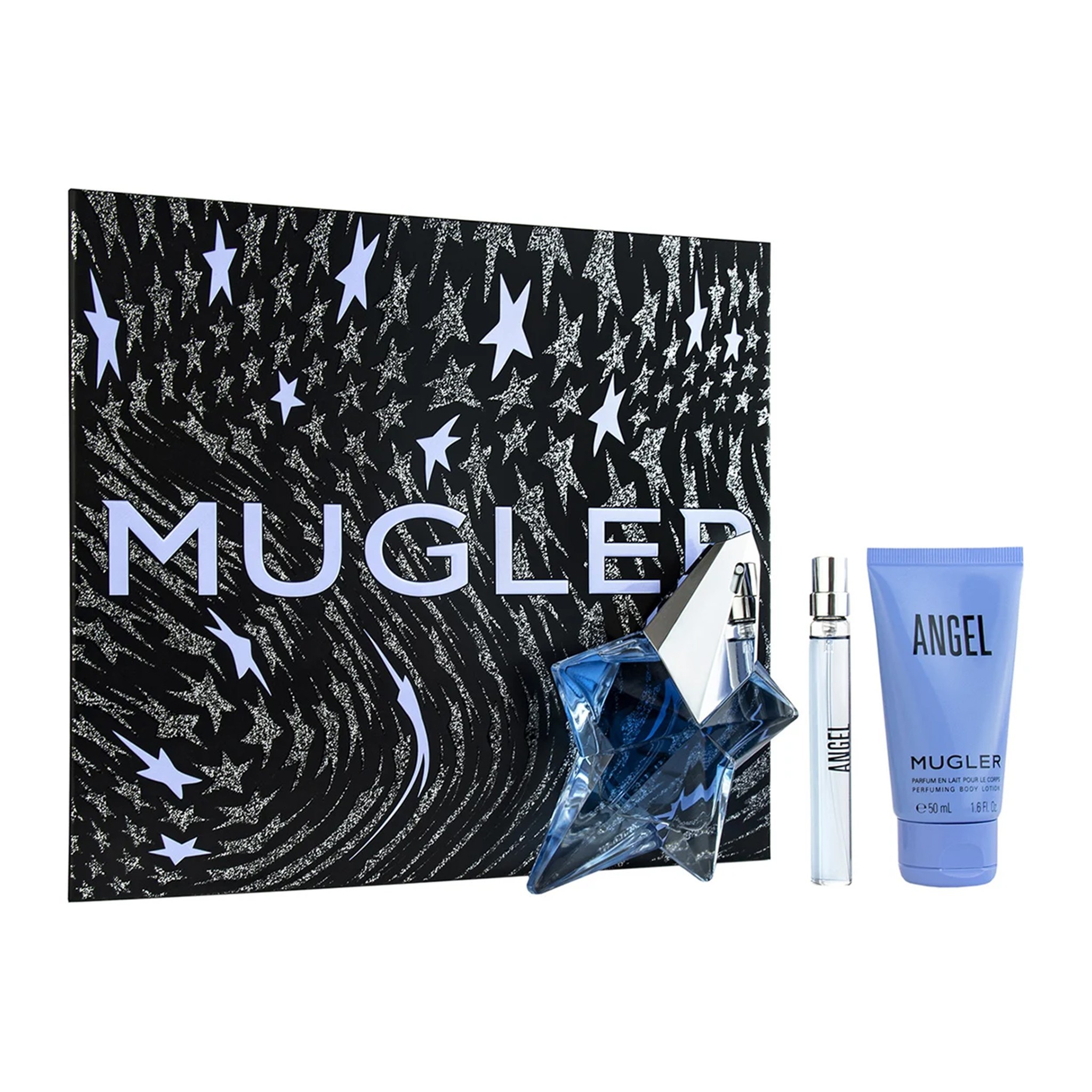 Thierry Mugler – Angel Eau De Parfum 50ml + Eau De Parfum 10ml + Body Lotion 50ml