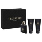 Trussardi – Uomo Contemporary Deluxe Eau De Toilette 100ml + Shower Gel 200ml + After Shave Balsam 200ml - Imagine 1