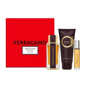 Salvatore Ferragamo – Spicy Leather Eau De Parfum 100ml + Eau De Parfum 15ml + Shower Gel 100ml