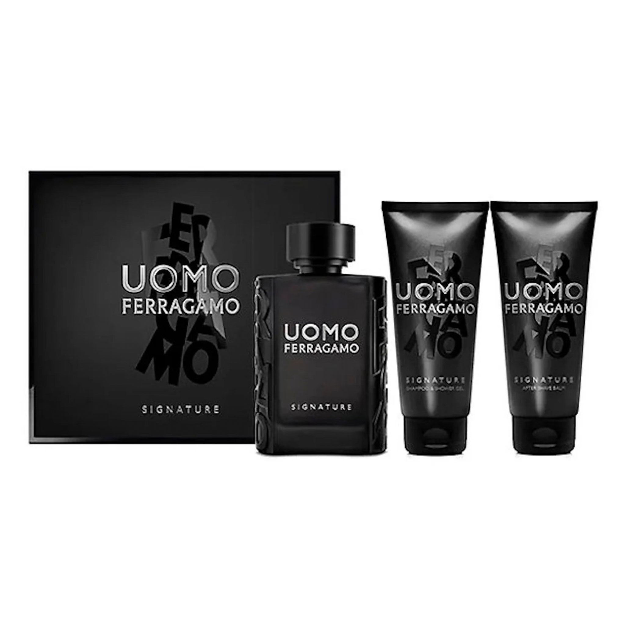 Salvatore Ferragamo – Uomo Signature Eau De Parfum 100ml + Shower Gel 100ml + After Shave Balsam 100ml