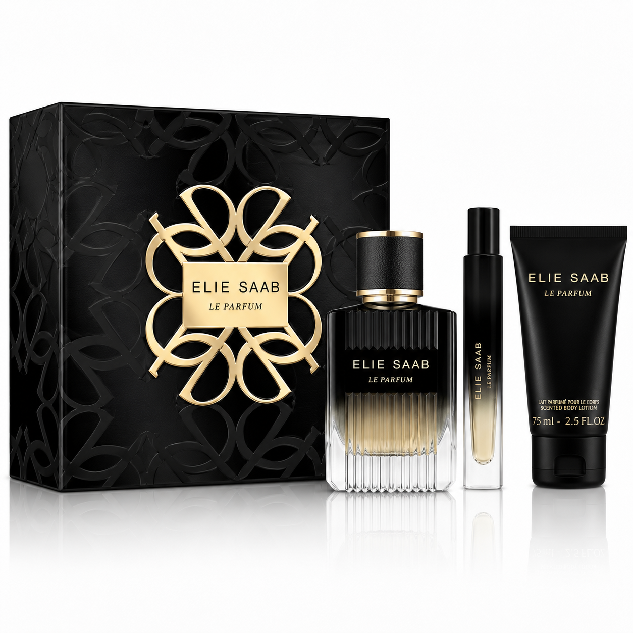 Elie Saab – Homme Eau De Parfum 100ml + Shower Gel 75ml + After Shave Balsam 75ml