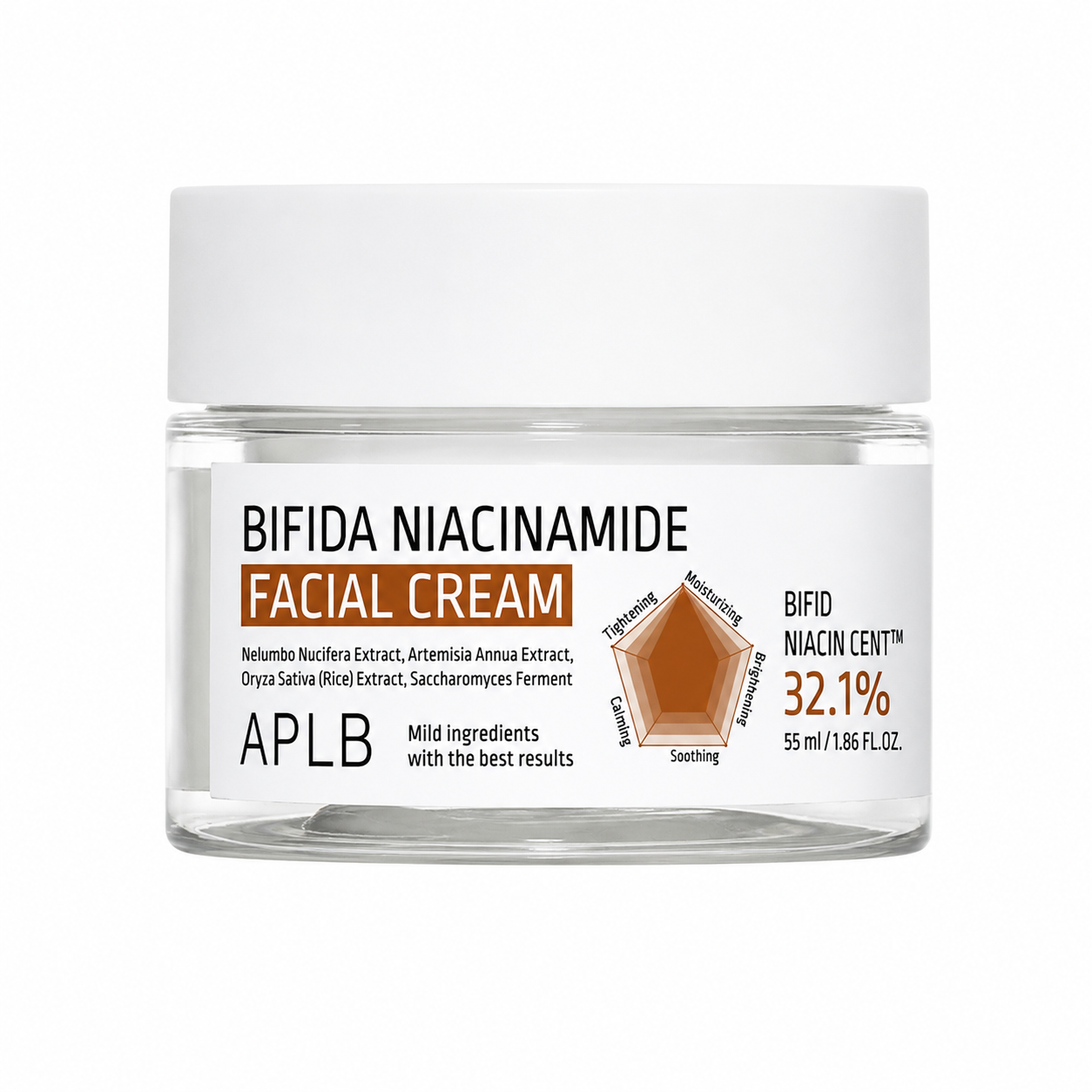 APLB – Bifida Niacinamide Facial Cream, 55ml