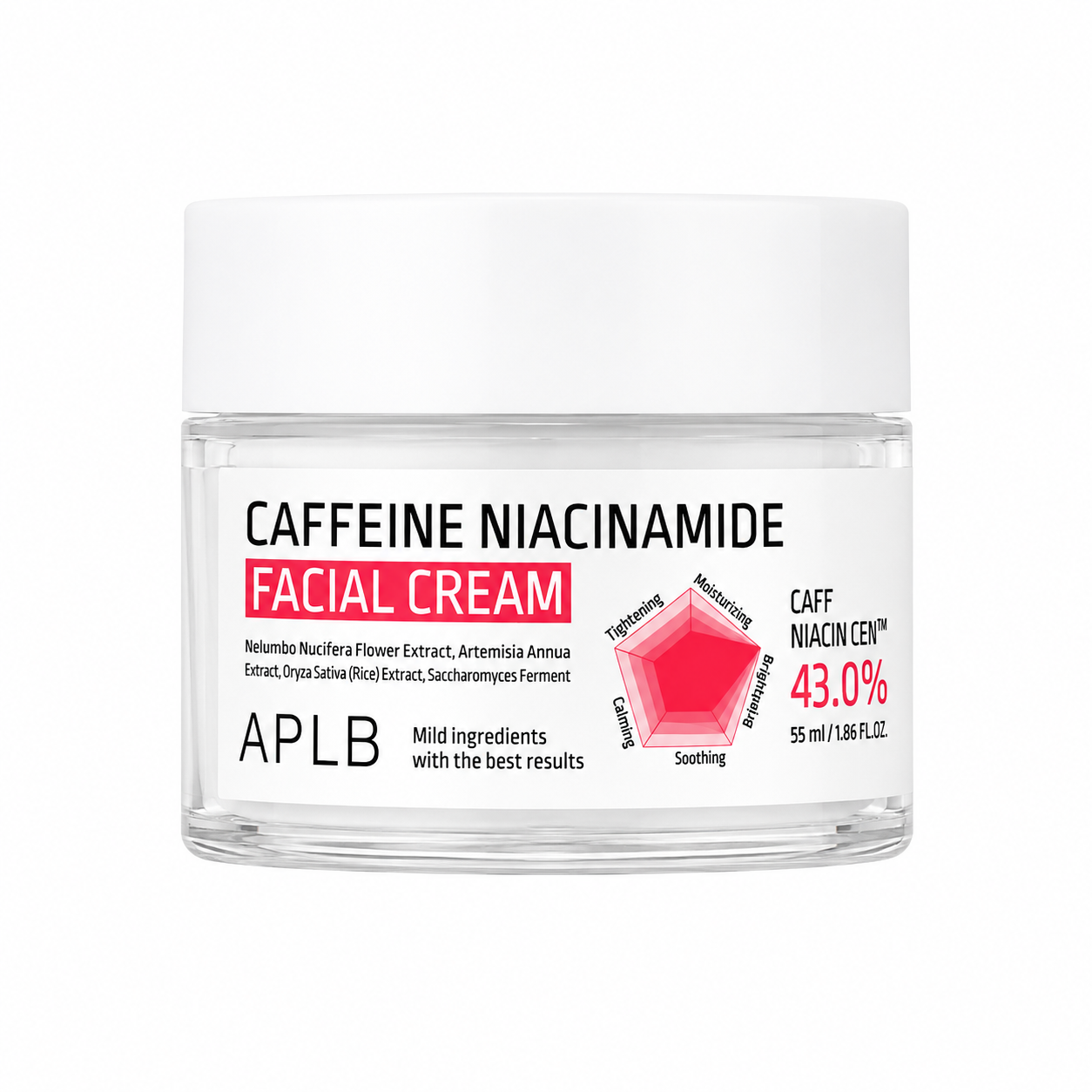 APLB – Caffeine Niacinamide Facial Cream, 55ml