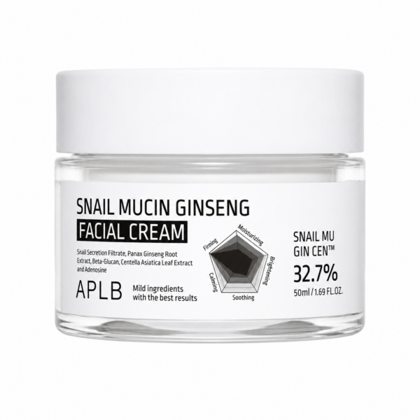 APLB - Snail Mucin Ginseng Facial Cream, 55ml APLB – Snail Mucin Ginseng Facial Cream, 55ml - Imagine 1