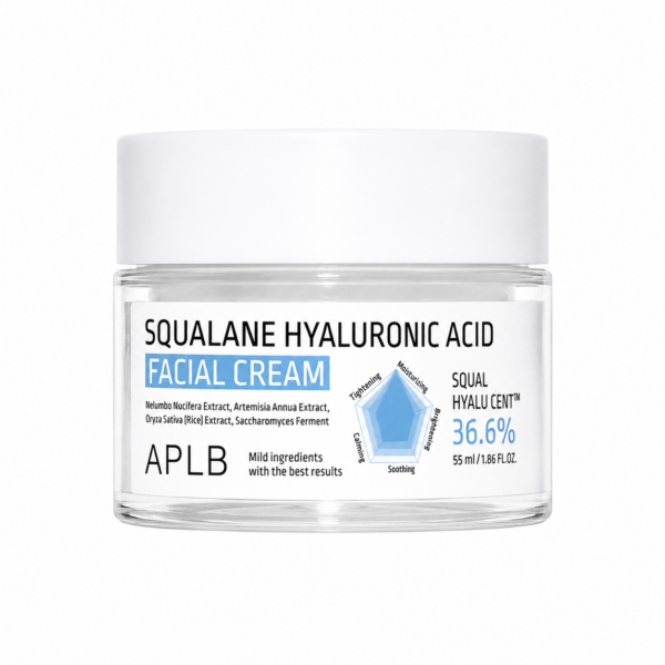 APLB - Squalane Hyaluronic Acid Facial Cream, 55ml APLB – Squalane Hyaluronic Acid Facial Cream, 55ml - Imagine 1