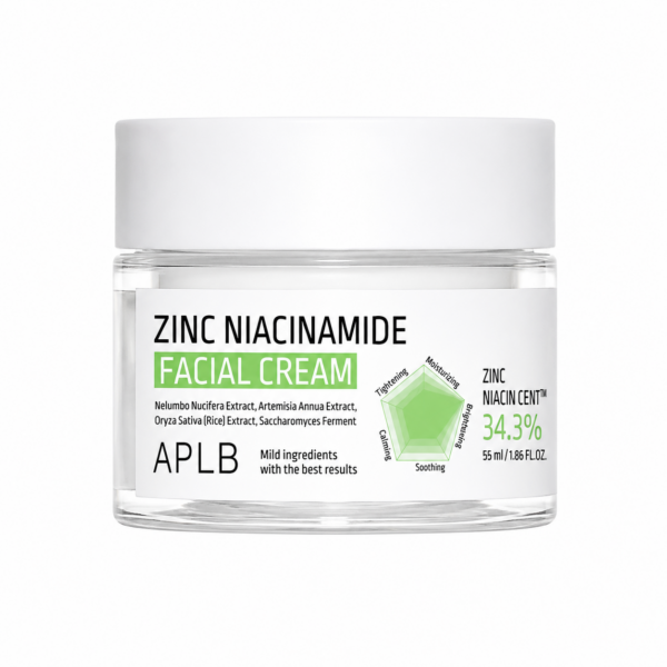 APLB - Zinc Niacinamide Facial Cream, 55ml APLB – Zinc Niacinamide Facial Cream, 55ml - Imagine 1