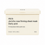Abib – Jericho Rose Firming Sheet Mask Daily Pick, 30 sheets