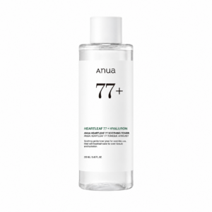Anua – Heartleaf 77 + Hyaluron Soothing Toner, 250ml