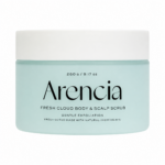 Arencia – Fresh Cloud Body & Scalp Scrub French Mint & Lily, 260g