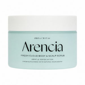Arencia – Fresh Cloud Body & Scalp Scrub French Mint & Lily, 260g