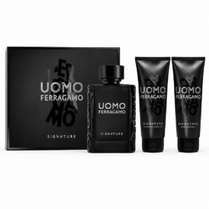 Salvatore Ferragamo – Uomo Signature Eau De Parfum 100ml + Shower Gel 100ml + After Shave Balsam 100ml