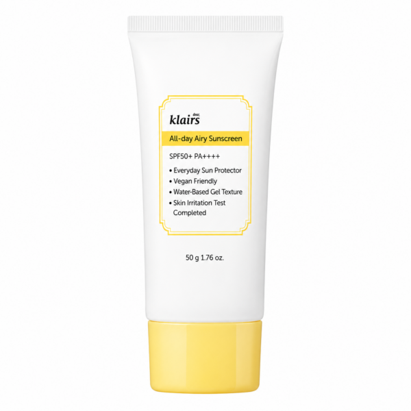 Dear, Klairs - All-day Airy Sunscreen SPF50+, 50g Dear, Klairs – All-day Airy Sunscreen SPF50+, 50g - Imagine 1