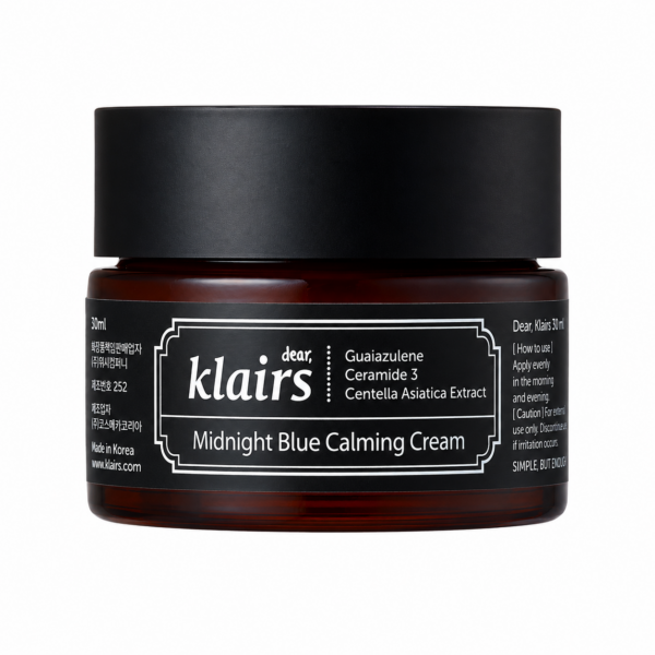 Dear, Klairs - Midnight Blue Calming Cream, 30ml Dear, Klairs – Midnight Blue Calming Cream, 30ml - Imagine 1
