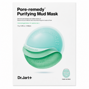 Dr.Jart+ – Dermask Pore Remedy Purifying Mud Mask Pack, 5 sheets