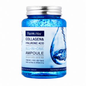 Farmstay – Collagen & Hyaluronic Acid All-in-One Ampoule, 250ml