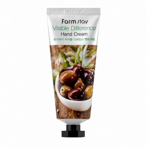 Farmstay -Visible Difference Hand Cream (Olive), 100g Farmstay -Visible Difference Hand Cream (Olive), 100g - Imagine 1