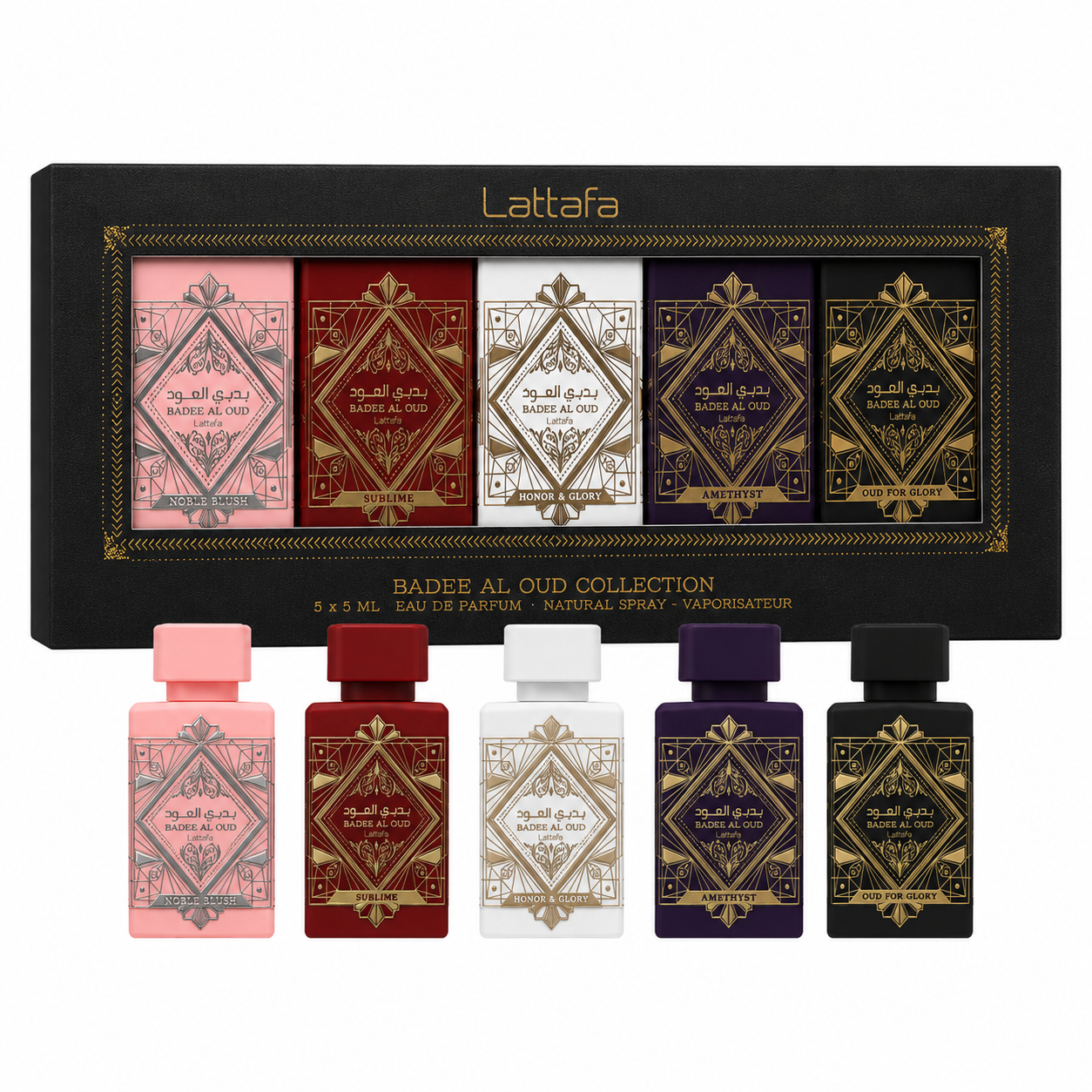 Lattafa – Badee Al Oud Collection 5 X 5ml