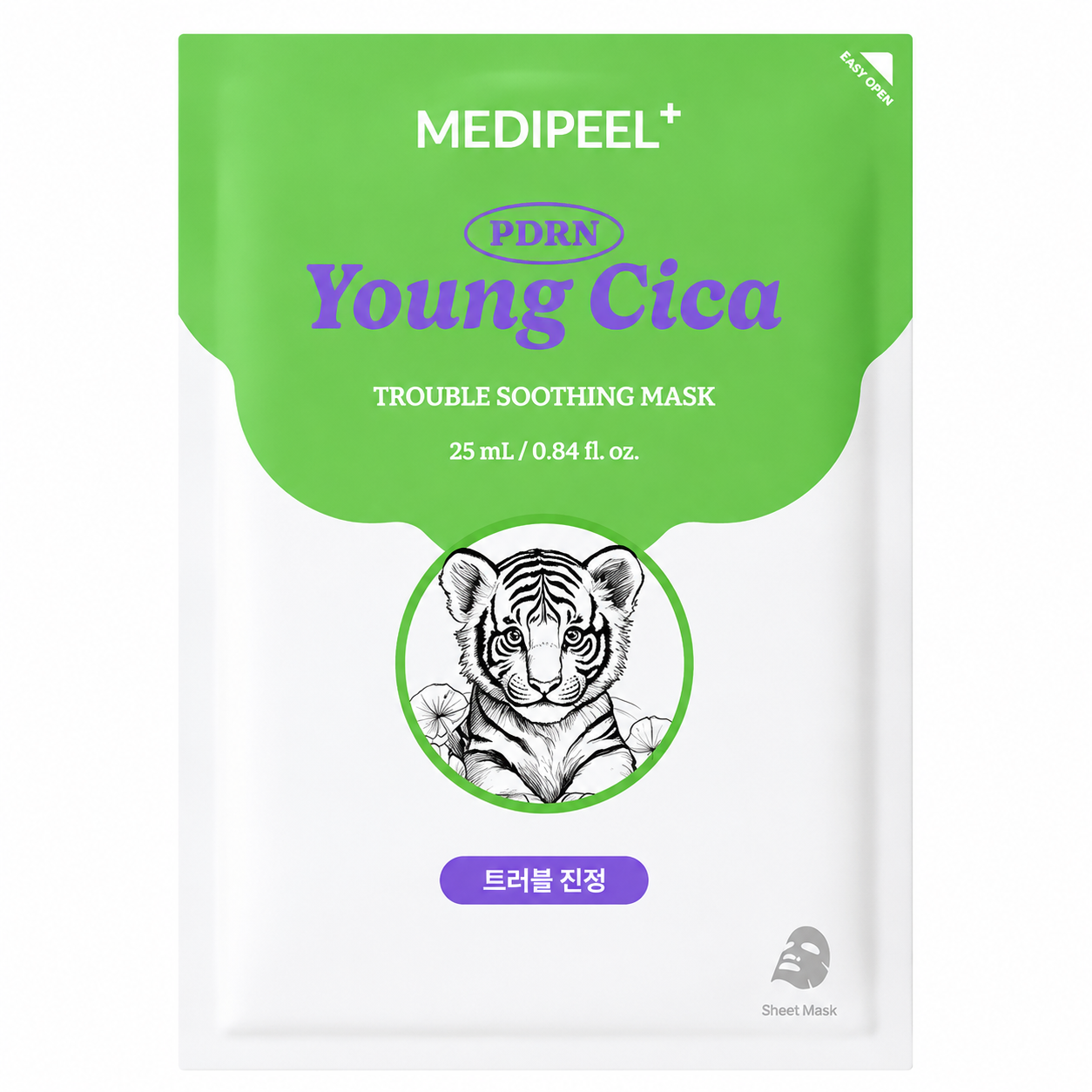 Medi-Peel – Young Cica PDRN Trouble Soothing Mask, 1 sheet