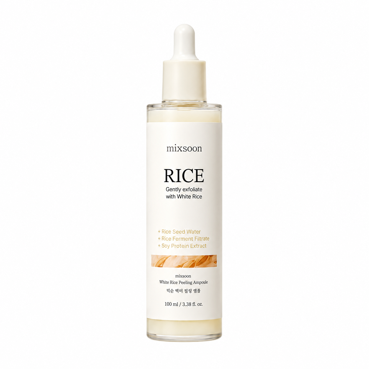 Mixsoon – White Rice Peeling Ampoule, 100ml