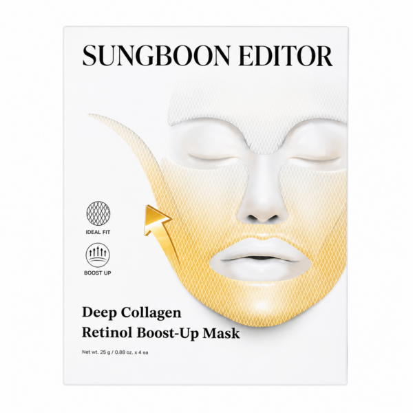 Sungboon Editor - Deep Collagen Retinol Boost-Up Mask, 4 Sheets Sungboon Editor – Deep Collagen Retinol Boost-Up Mask, 4 Sheets - Imagine 1