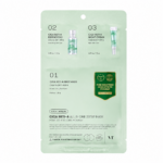 VT Cosmetic – Cica Reti-A All In One 3 Step Mask, 1.5g + 1.5g + 25g