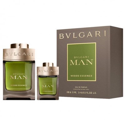 Bvlgari – Man Wood Essence Eau De Parfum 100ml + Eau De Parfum 15ml