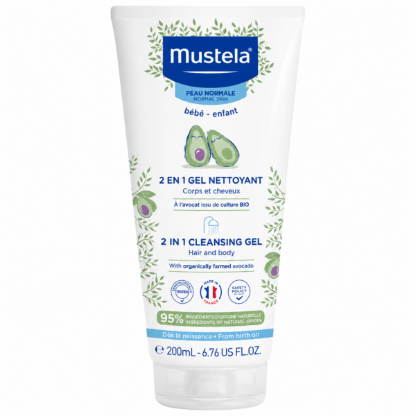 8d5c3a26-7aa2-4501-874f-133833b26d55 Mustela – 2-In-1 Cleansing Gel, 200ml - Imagine 1
