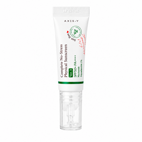 AXIS-Y - Mini Complete No-Stress Physical Sunscreen SPF 50+, 10ml AXIS-Y - Mini Complete No-Stress Physical Sunscreen SPF 50+, 10ml - Imagine 1