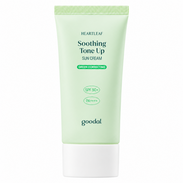 GOODAL – Heartleaf Soothing Tone Up Sun Cream Green Correcting SPF50+ PA++++, 50ml GOODAL – Heartleaf Soothing Tone Up Sun Cream Green Correcting SPF50+ PA++++, 50ml - Imagine 1