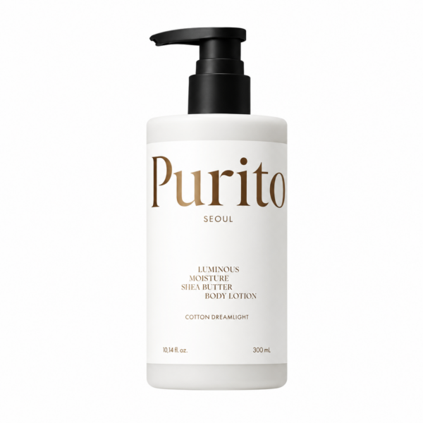 PURITO - Luminous Moisture Shea Butter Body Lotion Cotton Dreamlight, 300ml PURITO - Luminous Moisture Shea Butter Body Lotion Cotton Dreamlight, 300ml - Imagine 1