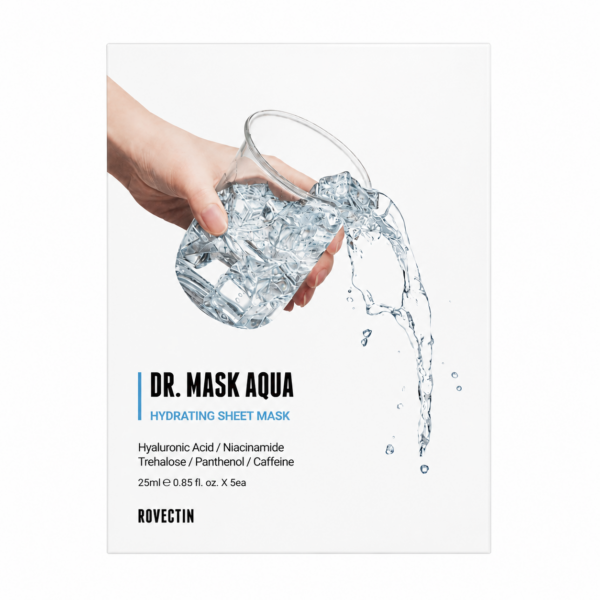 ROVECTIN - Dr. Mask Aqua Hydrating Sheet Mask, 5 sheets ROVECTIN - Dr. Mask Aqua Hydrating Sheet Mask, 5 sheets - Imagine 1