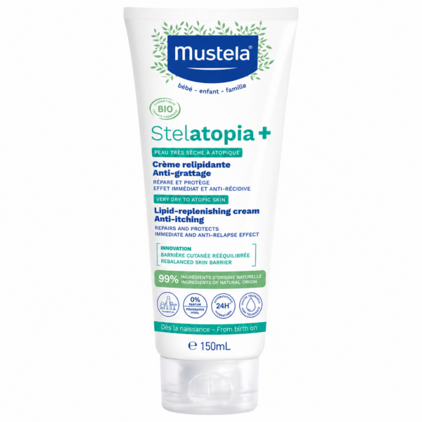 e04899e8-6821-4315-801c-22dc7e224503 Mustela – Stelatopia+ Lipid-Replenishing Cream, 150ml - Imagine 1